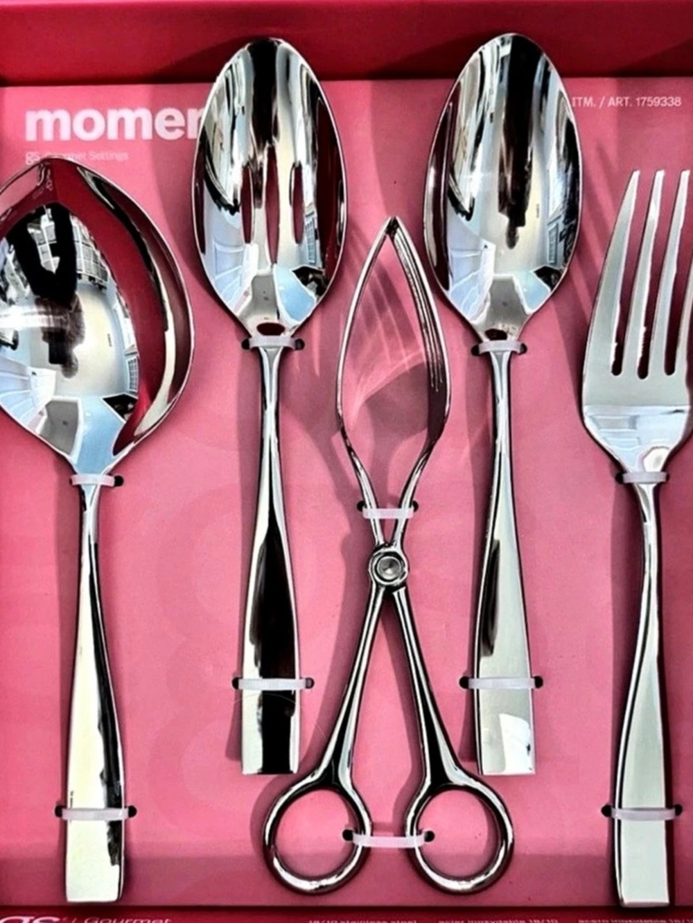 Moments GS Gourmet Settings 5-Piece Serving Set Stainless Steel 5-Piece Set